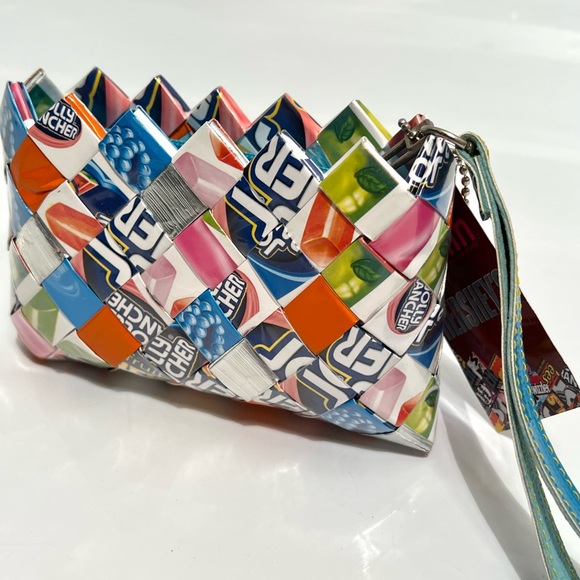 Nahui Ollin Hershey’s Jolly Rancher Candy Wrapper Wristlet NEW - Picture 2 of 9